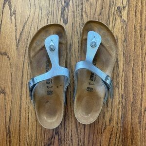 Silver Birkenstocks